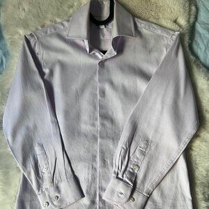 Boy's Long Sleeve Dress Shirt - Light Pink